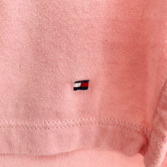 Tommy Hilfiger- Peachy Pink Tank Top Summer Shirt - Picture 6 of 7